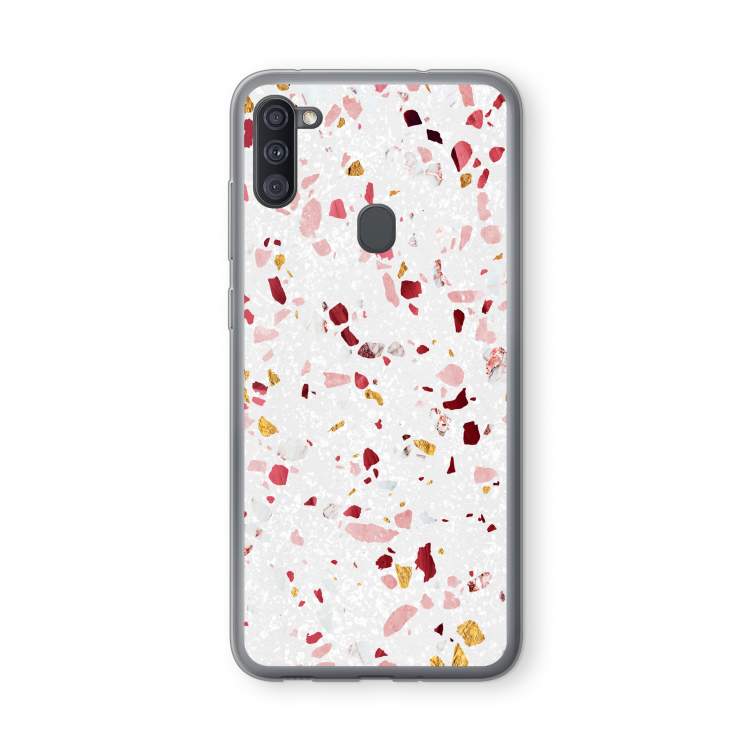Terrazzo N°9: Samsung Galaxy A11 Transparant Hoesje