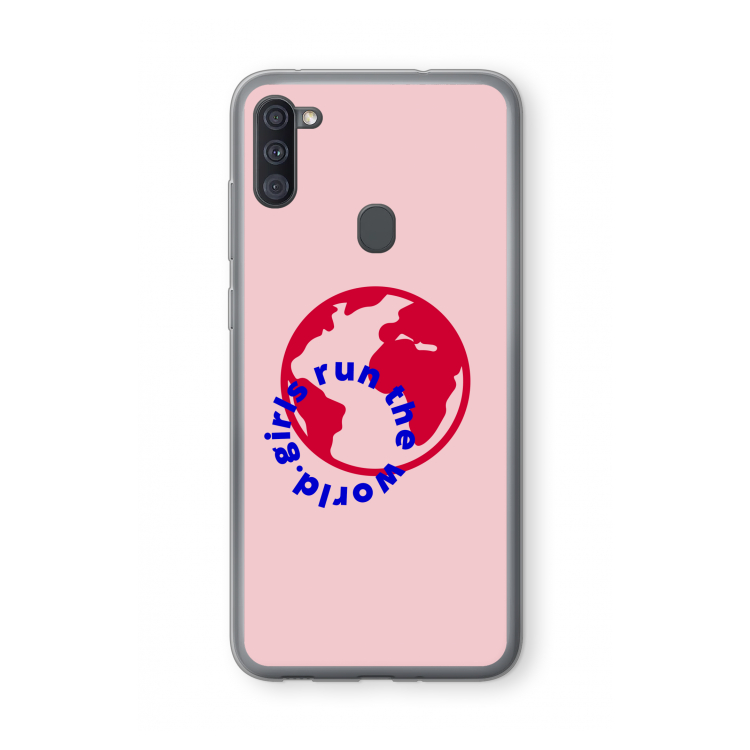 Run The World: Samsung Galaxy A11 Transparant Hoesje