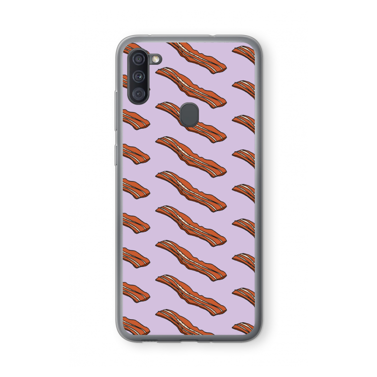 Bacon to my eggs #2: Samsung Galaxy A11 Transparant Hoesje