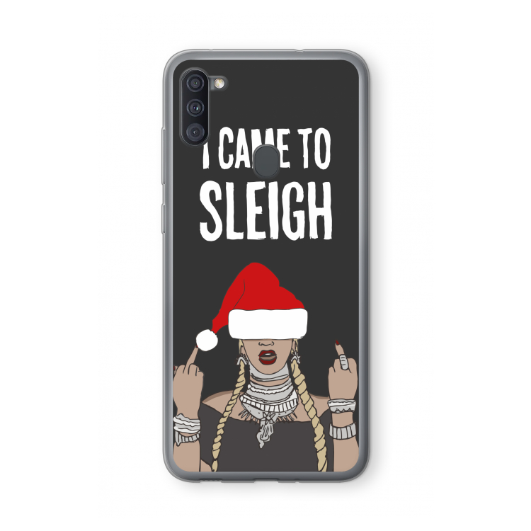 Came To Sleigh: Samsung Galaxy A11 Transparant Hoesje