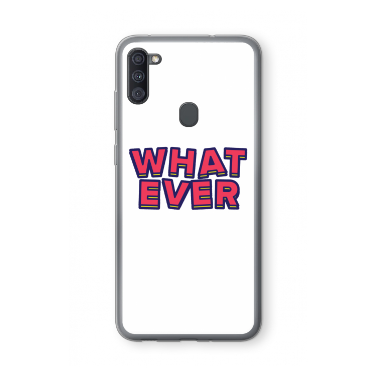 Whatever: Samsung Galaxy A11 Transparant Hoesje