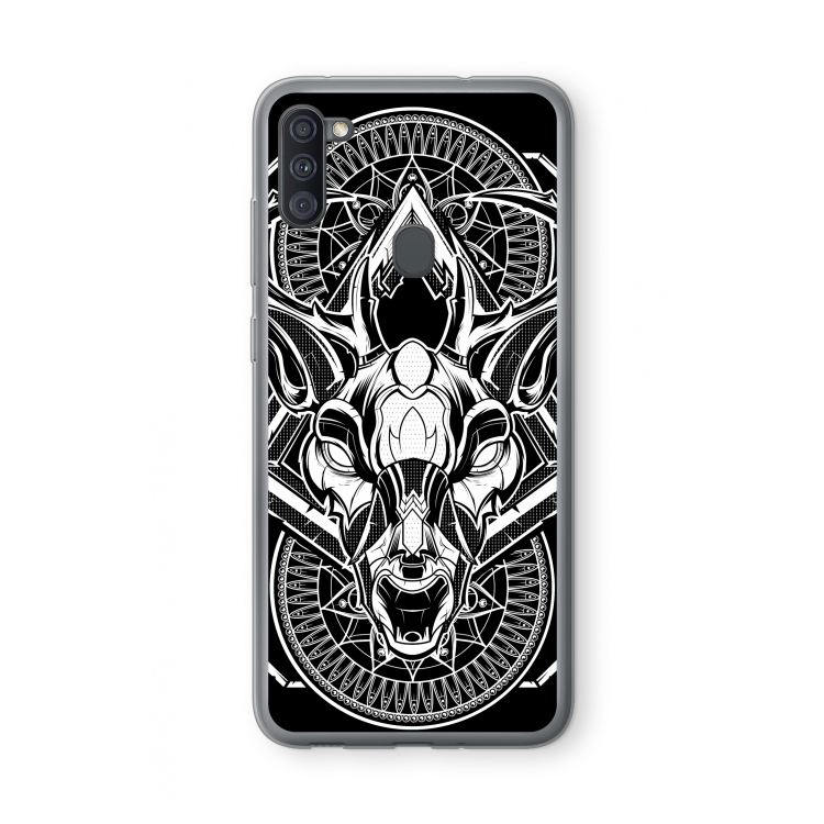 Oh Deer: Samsung Galaxy A11 Transparant Hoesje
