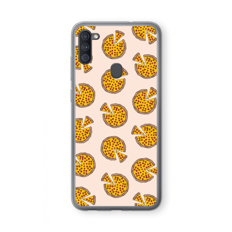 You Had Me At Pizza: Samsung Galaxy A11 Transparant Hoesje