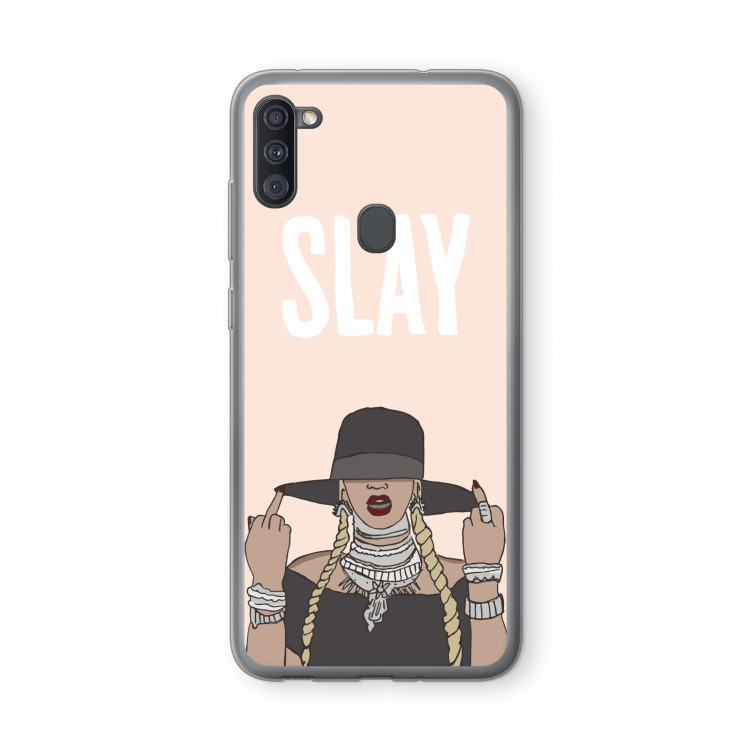 Slay All Day: Samsung Galaxy A11 Transparant Hoesje