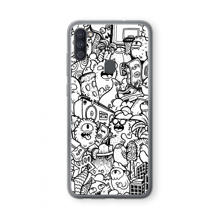 Vexx City #2: Samsung Galaxy A11 Transparant Hoesje