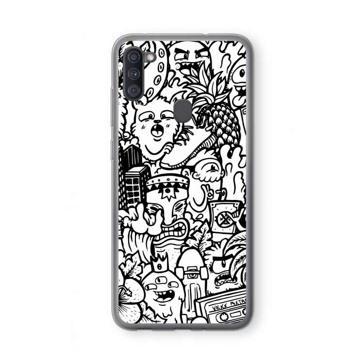 Vexx Mixtape #2: Samsung Galaxy A11 Transparant Hoesje
