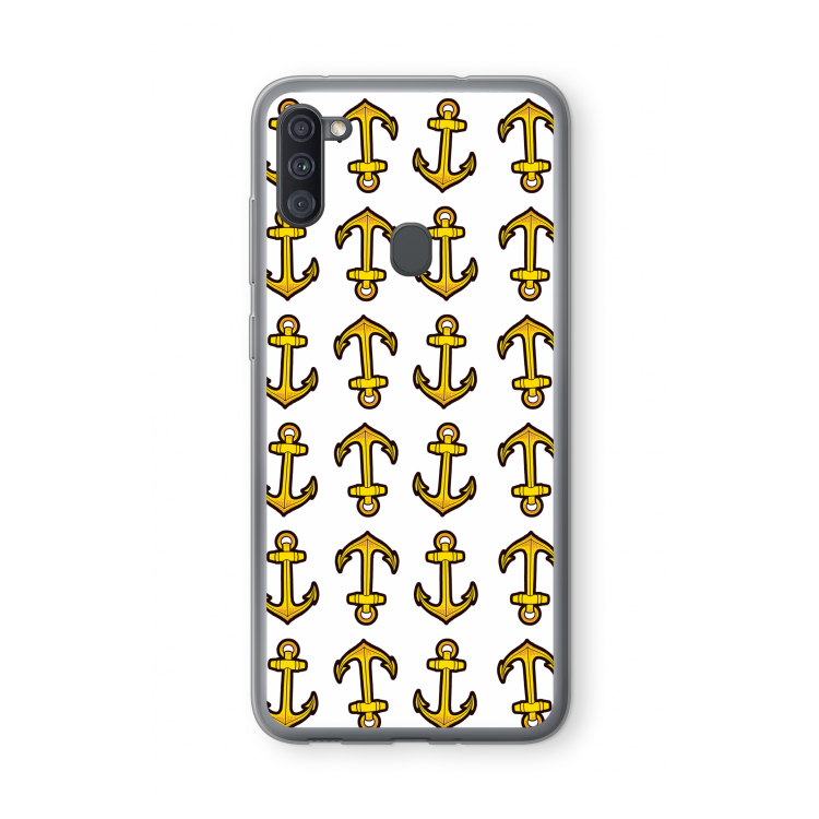Musketon Anchor: Samsung Galaxy A11 Transparant Hoesje