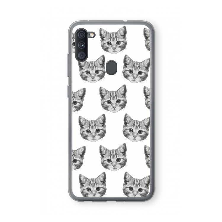 Kitten: Samsung Galaxy A11 Transparant Hoesje