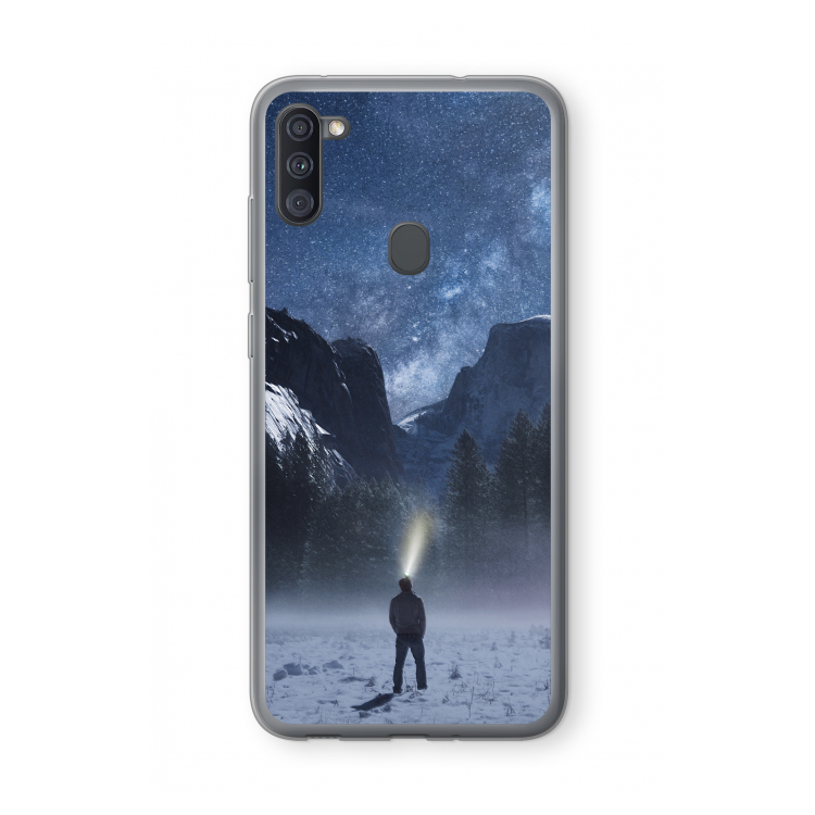 Wanderlust: Samsung Galaxy A11 Transparant Hoesje