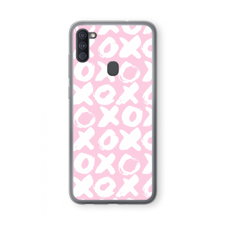 XOXO: Samsung Galaxy A11 Transparant Hoesje