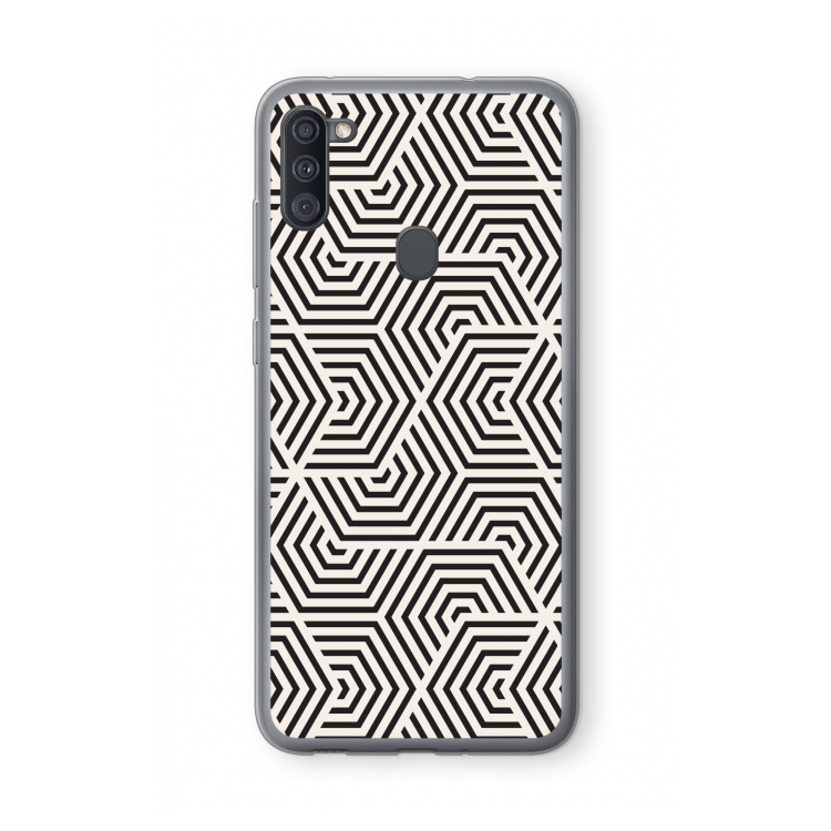 Magic pattern: Samsung Galaxy A11 Transparant Hoesje