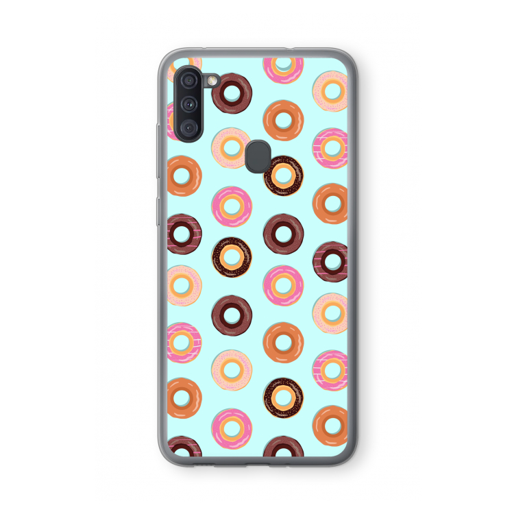 Donuts: Samsung Galaxy A11 Transparant Hoesje