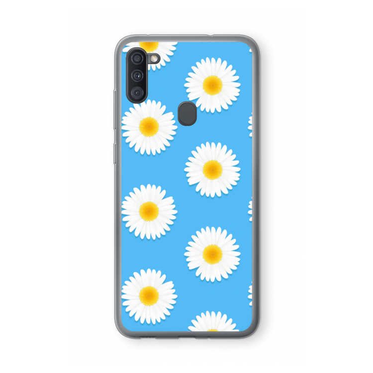 Margrietjes: Samsung Galaxy A11 Transparant Hoesje