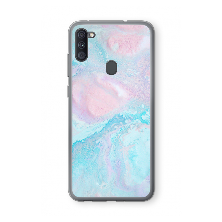 Fantasie pastel: Samsung Galaxy A11 Transparant Hoesje