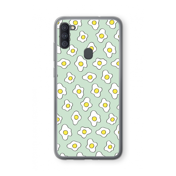Spiegeleitjes: Samsung Galaxy A11 Transparant Hoesje