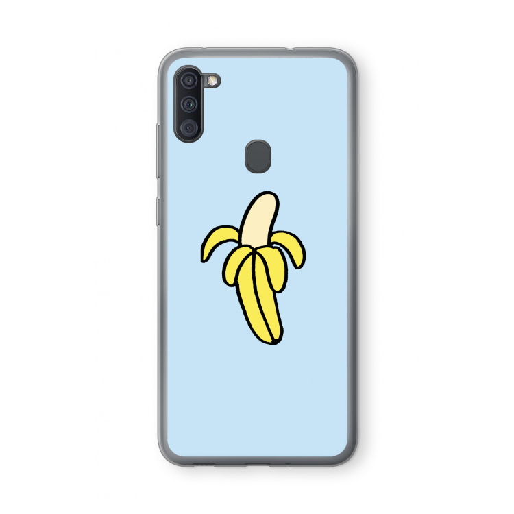 Banana: Samsung Galaxy A11 Transparant Hoesje