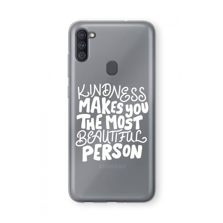 The prettiest: Samsung Galaxy A11 Transparant Hoesje