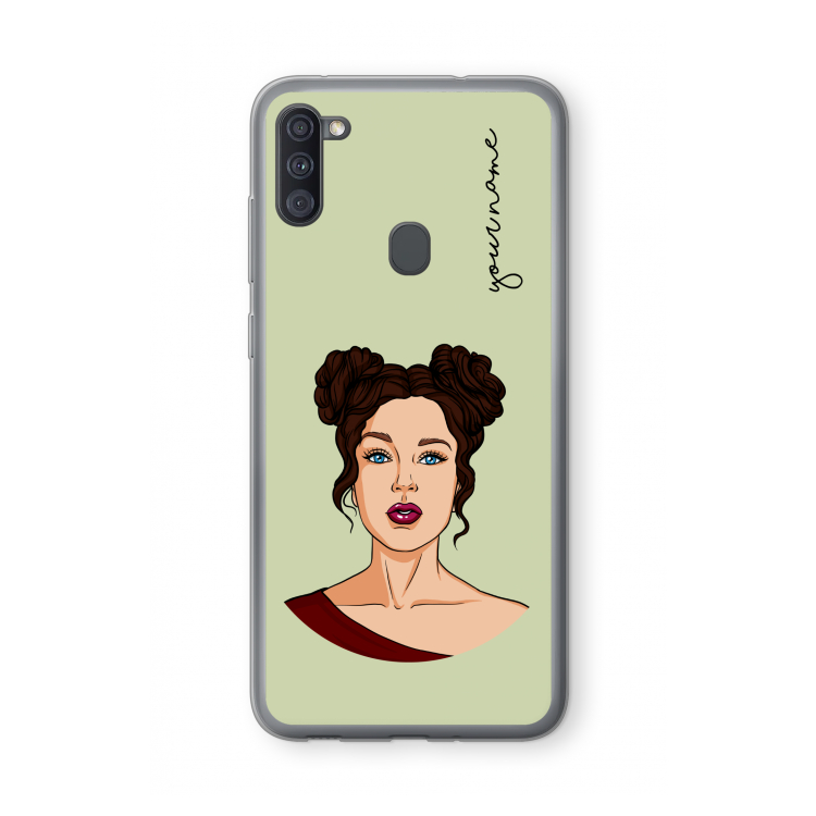Pop-Art Creator: Samsung Galaxy A11 Transparant Hoesje