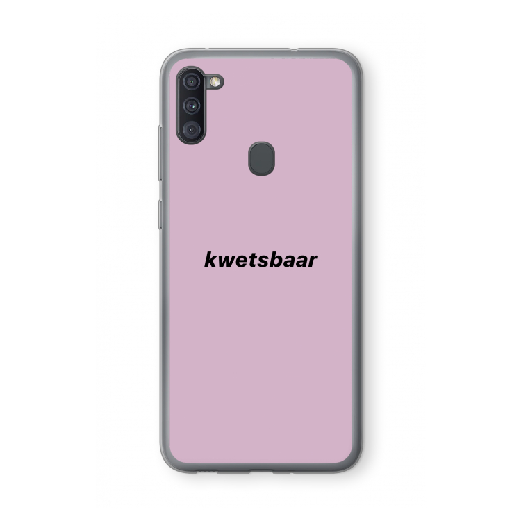 kwetsbaar: Samsung Galaxy A11 Transparant Hoesje