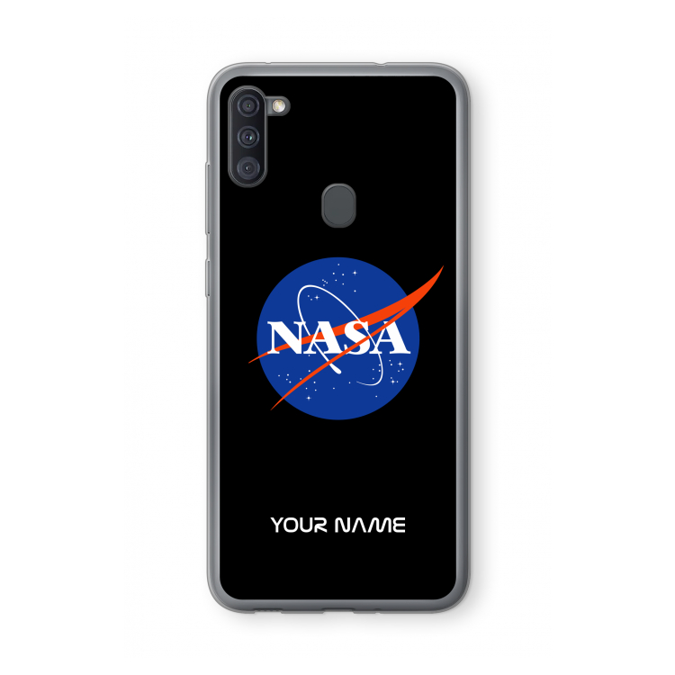 NASA: Samsung Galaxy A11 Transparant Hoesje