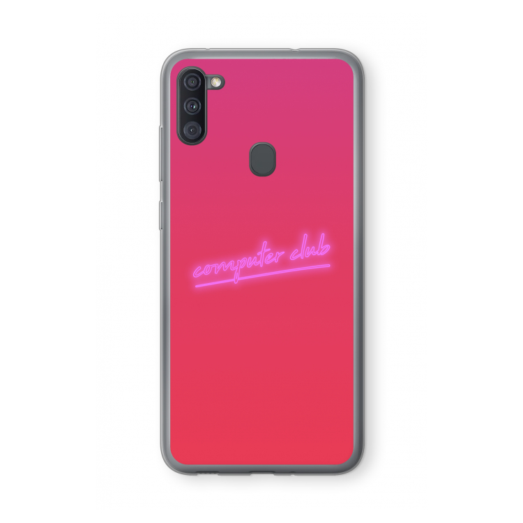 Vice Glow: Samsung Galaxy A11 Transparant Hoesje
