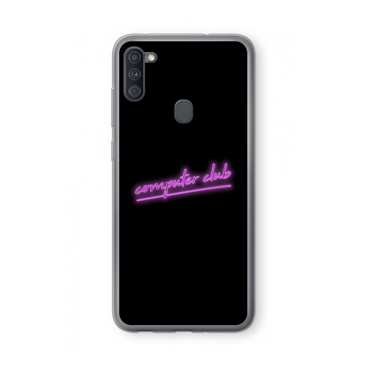 Vice Black: Samsung Galaxy A11 Transparant Hoesje