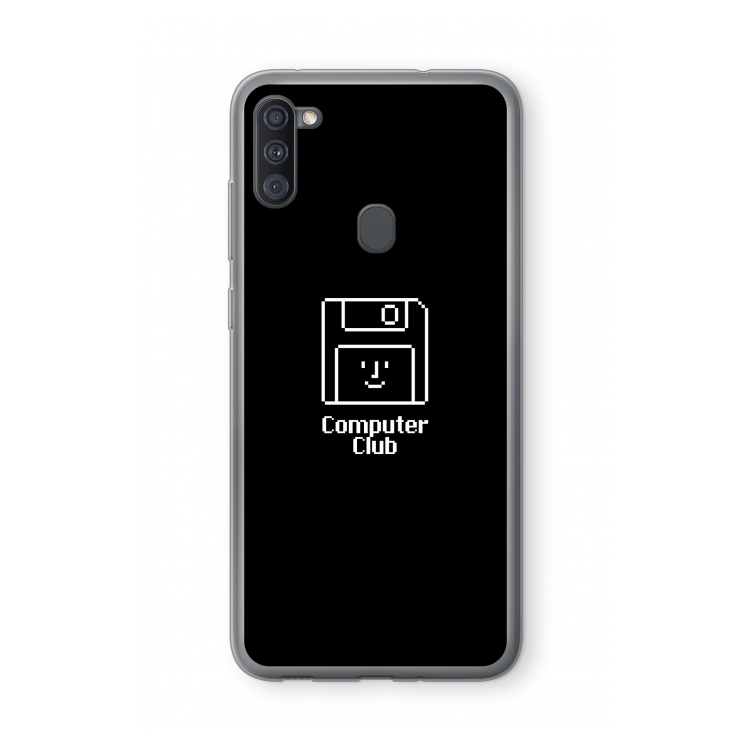 Hello: Samsung Galaxy A11 Transparant Hoesje