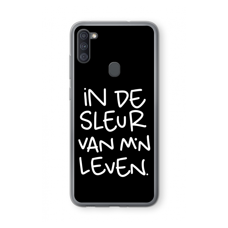 De Sleur: Samsung Galaxy A11 Transparant Hoesje