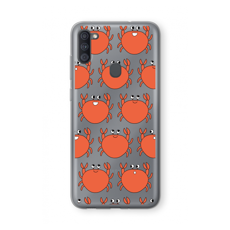 Krab: Samsung Galaxy A11 Transparant Hoesje