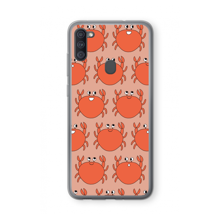 Krab: Samsung Galaxy A11 Transparant Hoesje
