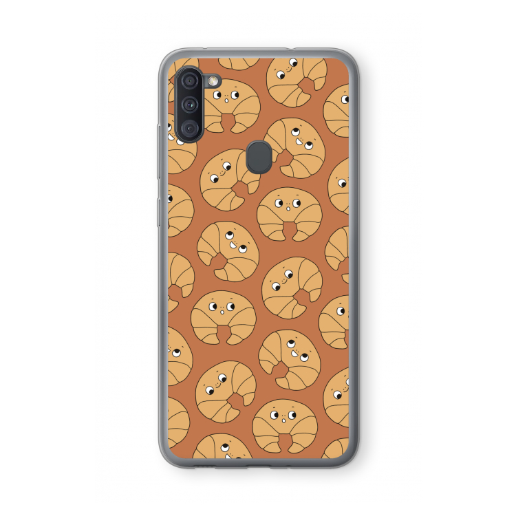 Croissant: Samsung Galaxy A11 Transparant Hoesje