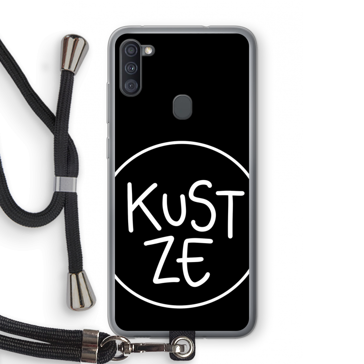 KUST ZE: Samsung Galaxy A11 Transparant Hoesje met koord