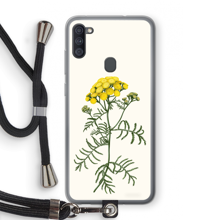 Tansy: Samsung Galaxy A11 Transparant Hoesje met koord