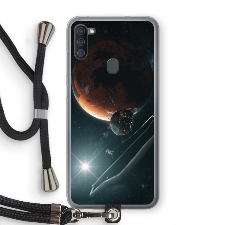 Mars Renaissance: Samsung Galaxy A11 Transparant Hoesje met koord