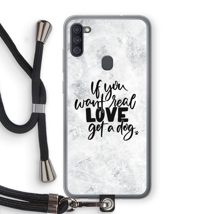 Partner in crime: Samsung Galaxy A11 Transparant Hoesje met koord