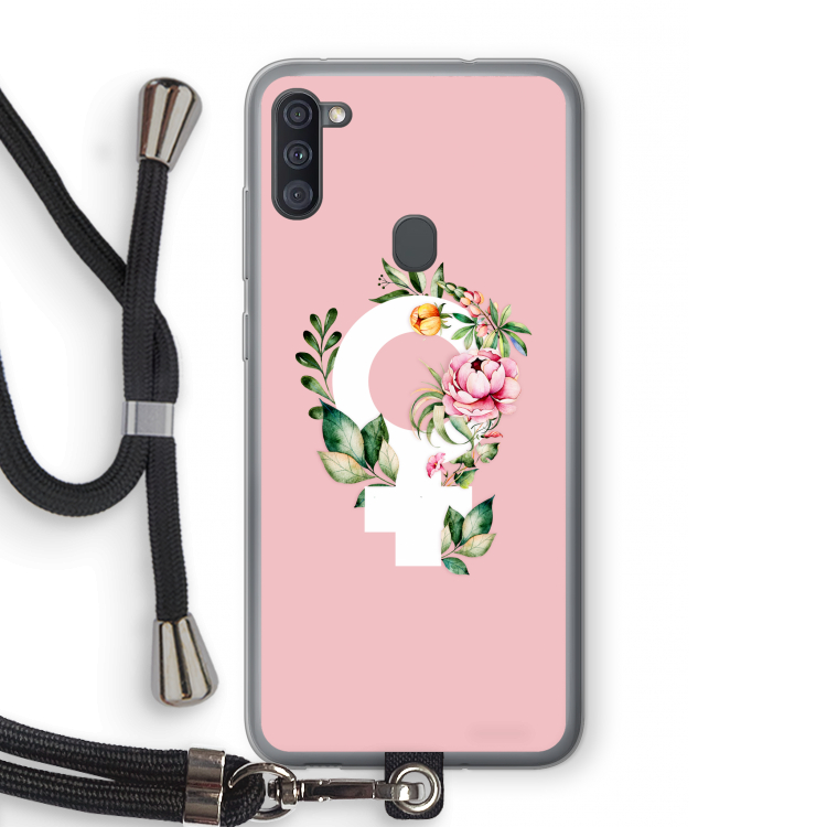 Venus: Samsung Galaxy A11 Transparant Hoesje met koord