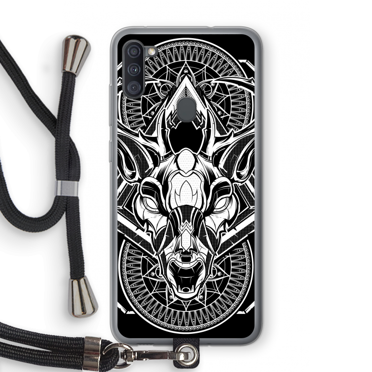 Oh Deer: Samsung Galaxy A11 Transparant Hoesje met koord
