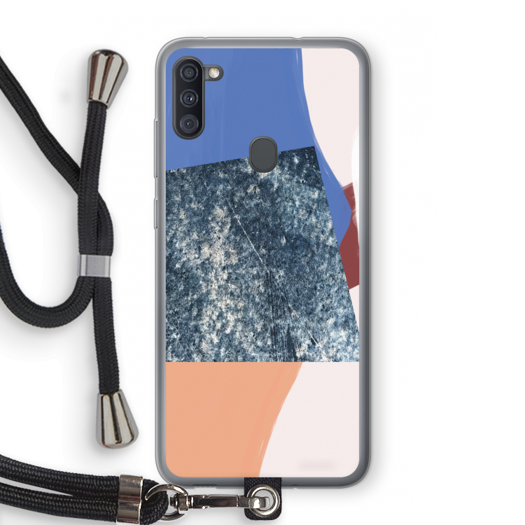 Billy: Samsung Galaxy A11 Transparant Hoesje met koord
