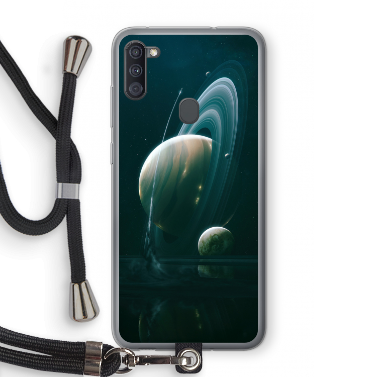 Mercurius: Samsung Galaxy A11 Transparant Hoesje met koord