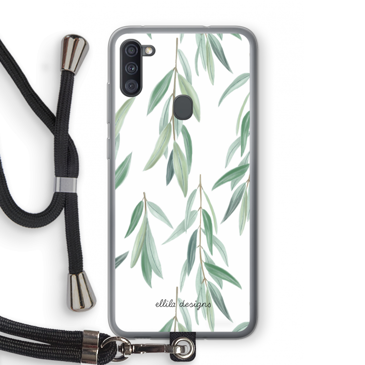 Branch up your life: Samsung Galaxy A11 Transparant Hoesje met koord