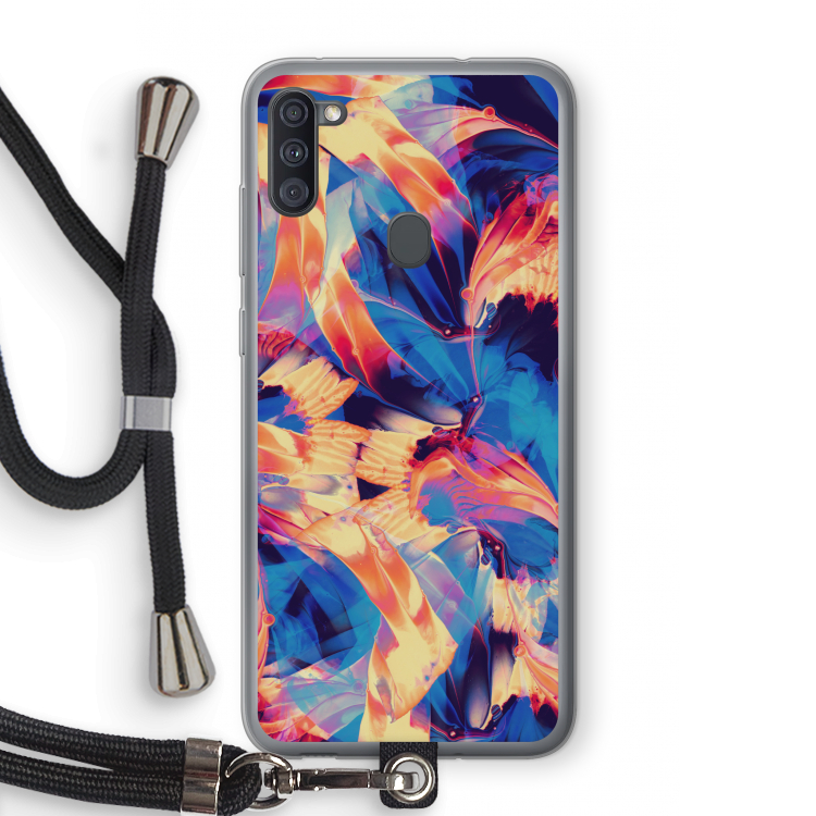Tuesday Night: Samsung Galaxy A11 Transparant Hoesje met koord