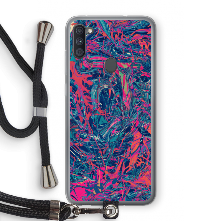 Sleeping Dreams: Samsung Galaxy A11 Transparant Hoesje met koord