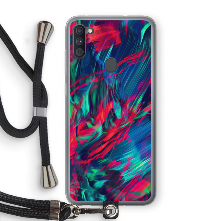 Pilgrims Of The Sea: Samsung Galaxy A11 Transparant Hoesje met koord
