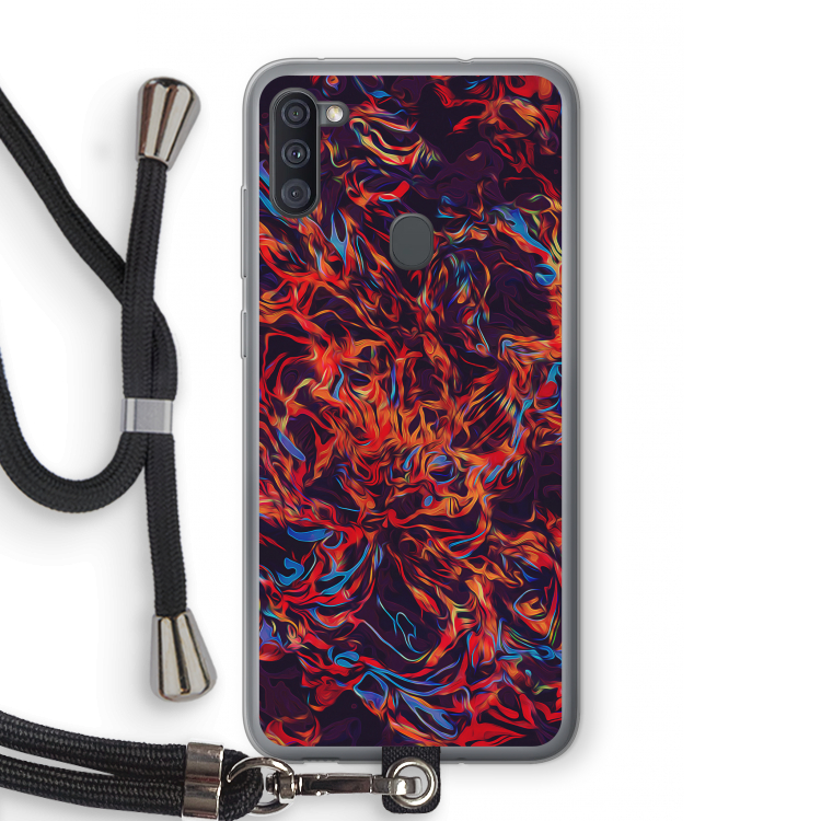 Lucifer: Samsung Galaxy A11 Transparant Hoesje met koord