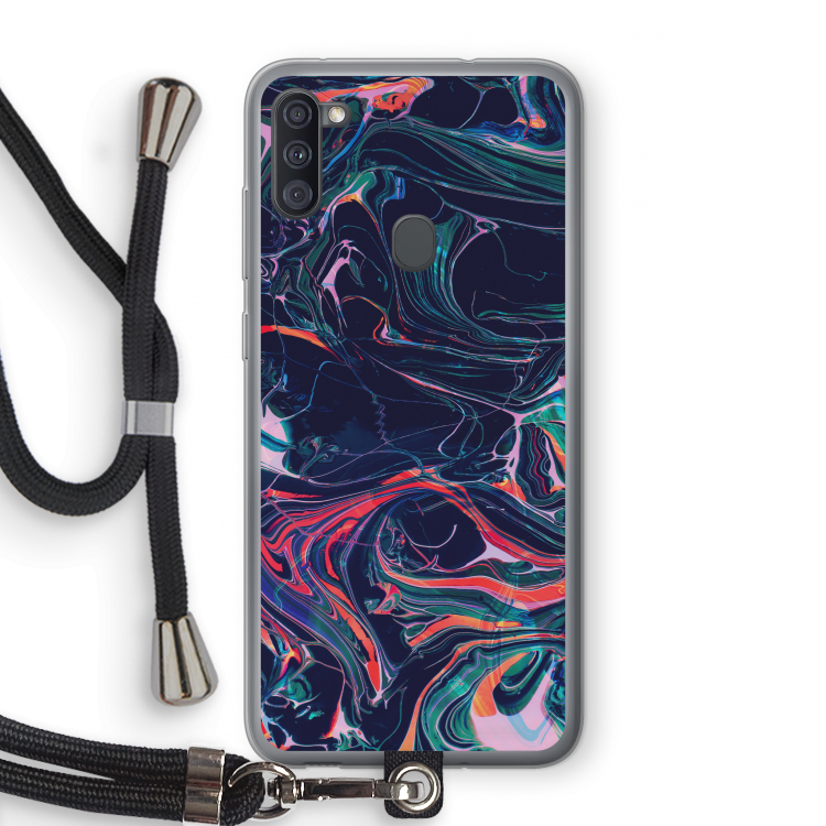 Light Years Beyond: Samsung Galaxy A11 Transparant Hoesje met koord