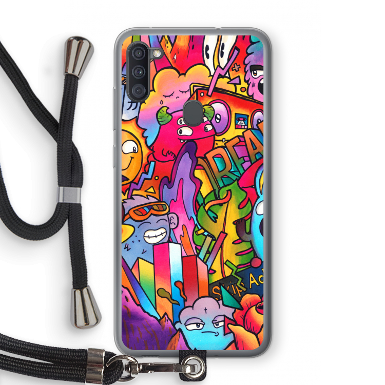 Dreams: Samsung Galaxy A11 Transparant Hoesje met koord