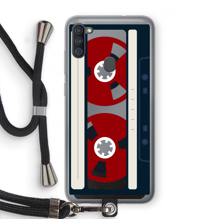 Here's your tape: Samsung Galaxy A11 Transparant Hoesje met koord