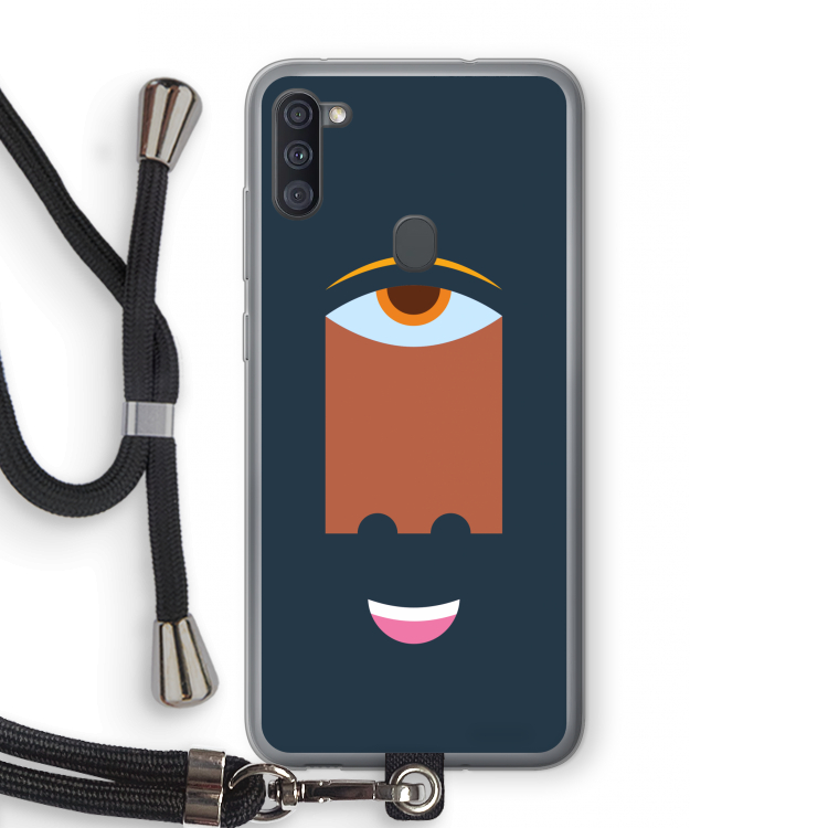 Mono M: Samsung Galaxy A11 Transparant Hoesje met koord