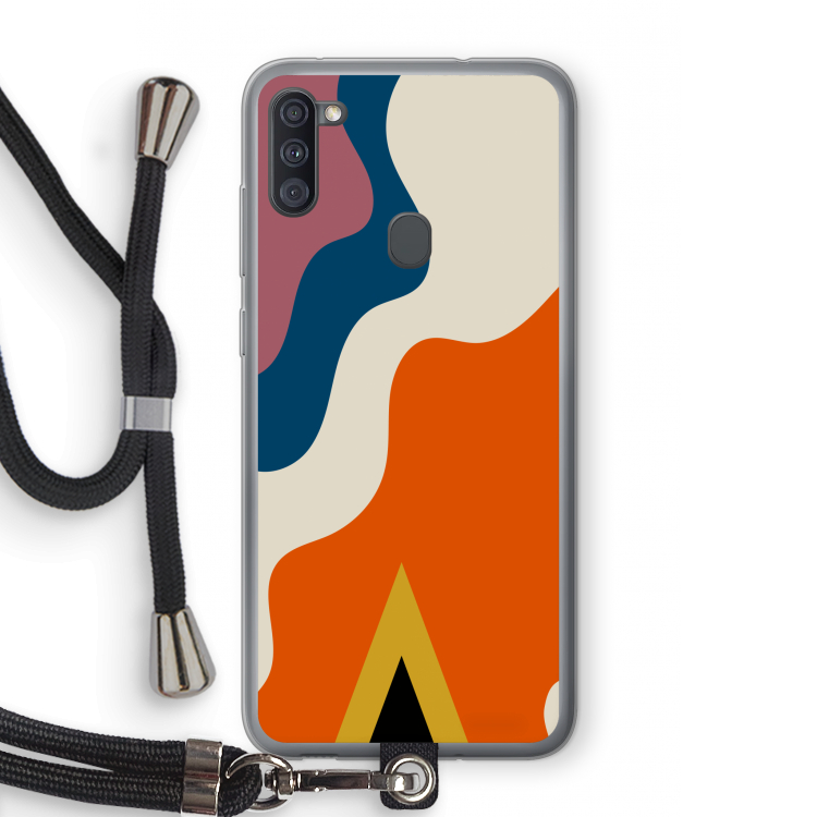 Noor A: Samsung Galaxy A11 Transparant Hoesje met koord