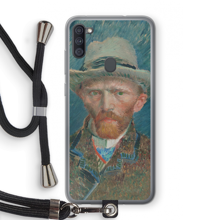 Van Gogh: Samsung Galaxy A11 Transparant Hoesje met koord